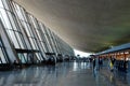An empty Dulles International Airport Royalty Free Stock Photo