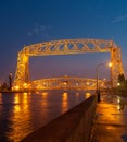 Duluth Aerial Lift Bridge Royalty Free Stock Photo