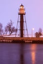 Duluth Harbor South Breakwater Inner Lighthouse Royalty Free Stock Photo