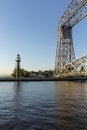 Duluth Inner Canal Lighthouse & Bridge Royalty Free Stock Photo