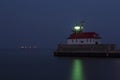 Duluth Lighthouse Evening Royalty Free Stock Photo