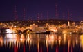Duluth Minnesota at Night Royalty Free Stock Photo