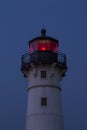 Duluth N Pier Lighthouse Night Royalty Free Stock Photo