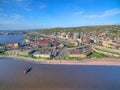 Duluth is a popular Tourist Destination in the Upper Midwest on Royalty Free Stock Photo