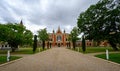 Dulwich College boys school. Wide view of the Great Hall Royalty Free Stock Photo