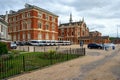 Dulwich College boys school. View of the Barry Buildings and North Gravel parking Royalty Free Stock Photo