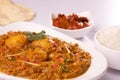 Dum Aloo- Spicy Indian Potato Curry Royalty Free Stock Photo