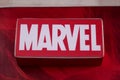 Dumaguete, Philippines - 08 March 2018: - Marvel shop and brand label in shopping mall.