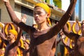 Dumaguete, Philippines - 16 September, 2017: Sandurot Festival actors.