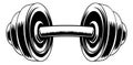 Dumb Bell Gym Weight Weightlifting Dumbbell Icon