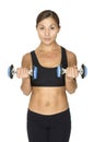 Dumbbell Curl 2 Royalty Free Stock Photo