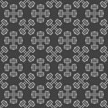 Dumbbell dark seamless pattern
