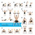 Dumbbell Exercises and Workouts Weight Training.