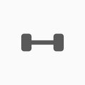 Dumbbell icon, weight, exercise, muscular, sport, fitness