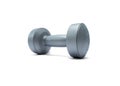 A dumbbell isolated on white background Royalty Free Stock Photo
