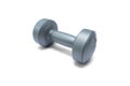 A dumbbell isolated on white background Royalty Free Stock Photo