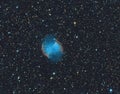 The Dumbbell Nebula , taken with an amateur tel Royalty Free Stock Photo