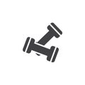 Dumbbell pair vector icon