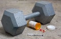 Dumbbell with Steroids and Needle