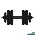 Dumbbell vector icon