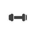 Dumbbell vector icon