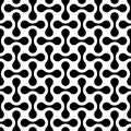 Dumbbell vector seamless pattern. Modern texture. Repeating black and white geometric elements.2