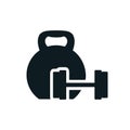 Dumbbell, weights icon - 