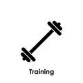 dumbbells, training icon. One of business collection icons for websites, web design, mobile app