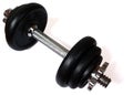 Dumbell (with clipping path) Royalty Free Stock Photo