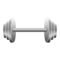 Dumbell icon, cartoon style