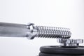 Dumbell isolated on the white