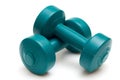 Dumbells isolated on white Royalty Free Stock Photo