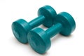 Dumbells isolated on white Royalty Free Stock Photo