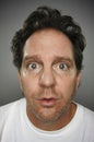 Dumbfounded Looking Man Royalty Free Stock Photo