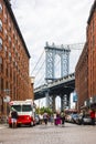 DUMBO district in Brooklyn. New York City, USA Royalty Free Stock Photo