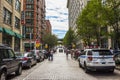 DUMBO district in Brooklyn. New York City, USA Royalty Free Stock Photo