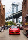 DUMBO district in Brooklyn. New York City, USA Royalty Free Stock Photo