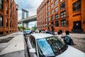 DUMBO district in Brooklyn. New York, USA Royalty Free Stock Photo