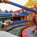 Dumbo the flying elephant ride at Magic Kingdom in Disney World Orlando, Florida Royalty Free Stock Photo