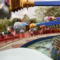 Dumbo the flying elephant ride at Magic Kingdom in Disney World Orlando, Florida Royalty Free Stock Photo