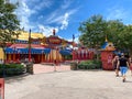 The Dumbo the Flying Elephant ride in Magic Kingdom in Disney World Orlando, Florida