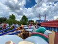 The Dumbo the Flying Elephant ride in Magic Kingdom in Disney World Orlando, Florida