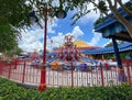 The Dumbo the Flying Elephant ride in Magic Kingdom in Disney World Orlando, Florida