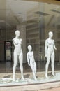Dummies in closed clothes shop