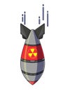 Nuclear warhead falling