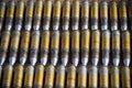 Dummy ammunition for a combat helicopter Royalty Free Stock Photo