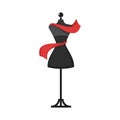 Dummy dress illustration vector Royalty Free Stock Photo