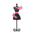 Dummy dress illustration vector Royalty Free Stock Photo