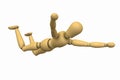 Dummy free fall (3D) Royalty Free Stock Photo