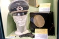 Dummy german officer at the Museum of the Battle of Normandy. Royalty Free Stock Photo